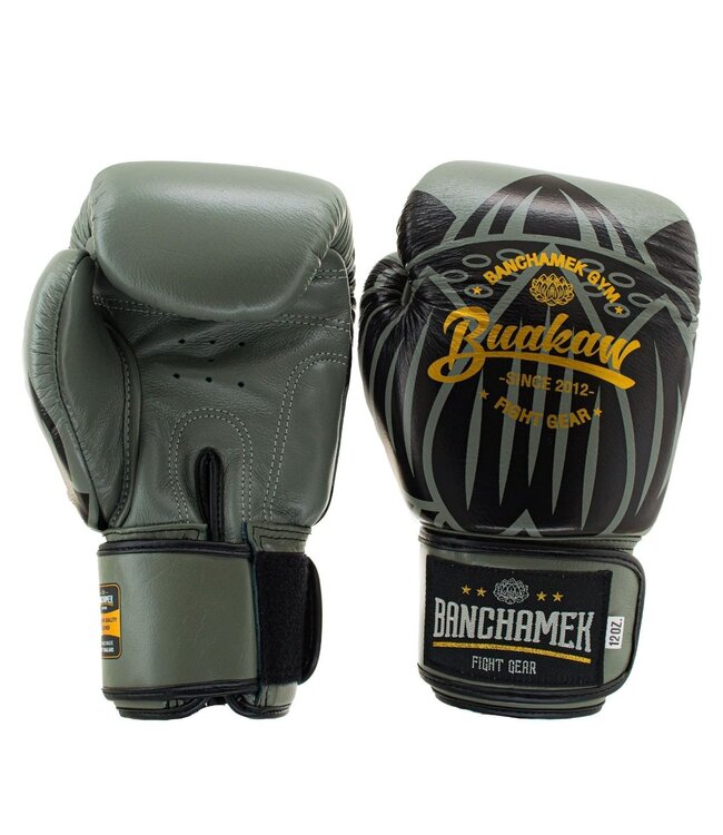 Buakaw Benchamek Bokshandschoenen Army Green