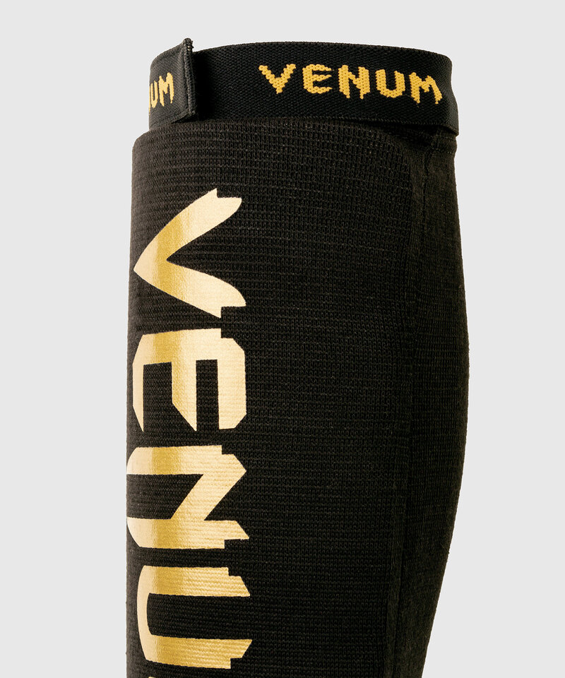 Venum Venum Kontact Shinguards Black Gold without Feet