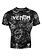 Venum Venum Art Rash Guard Compressie Shirt Zwart Wit