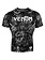 Venum Venum Art Rash Guard Compression Shirt Black White