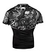 Venum Art Rash Guard Compression Shirt Black White