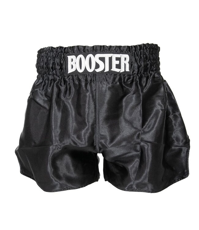 Booster Muay Thai Kickboks Short TBT Plain V2 Zwart