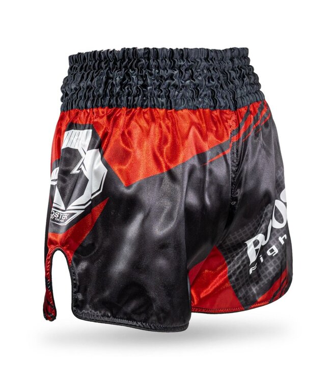 Booster Muay Thai Kickbox-Shorts AD Xplosion Schwarz Rot