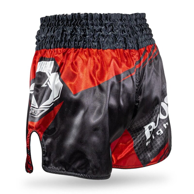 Booster Booster Muay Thai Kickboksbroekje AD Xplosion Zwart Rood