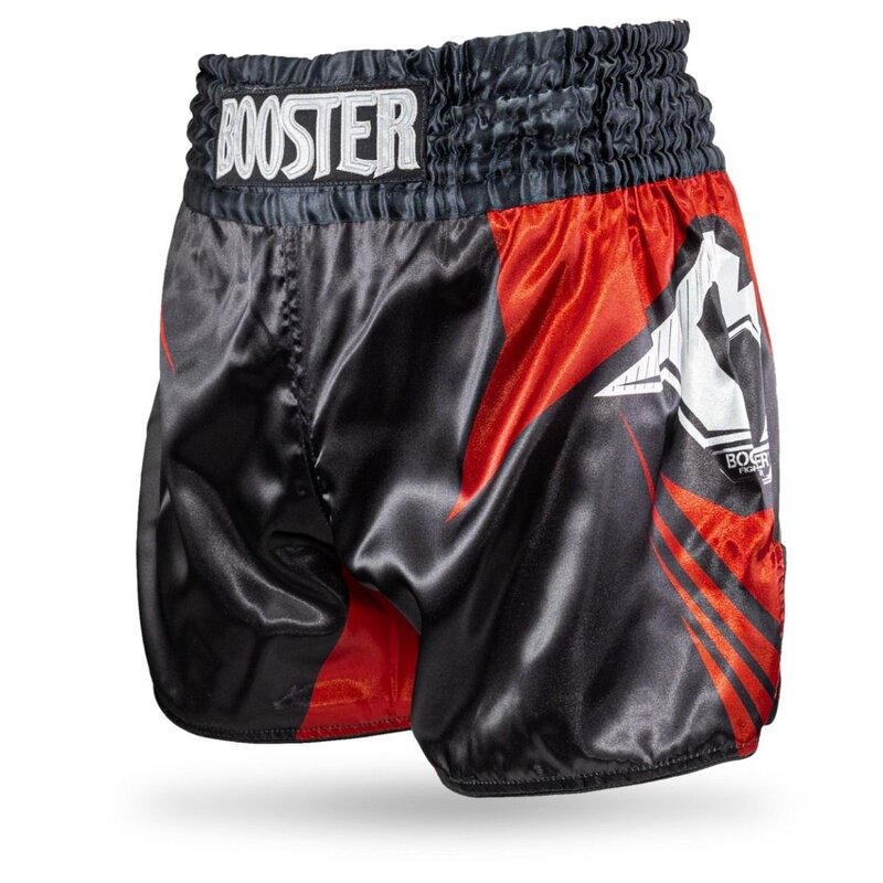 Booster Booster Muay Thai Kickbox-Shorts AD Xplosion Schwarz Rot