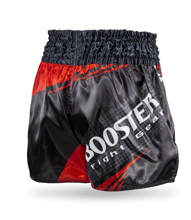 Booster Muay Thai Kickboksbroekje Kids AD Xplosion Zwart Rood