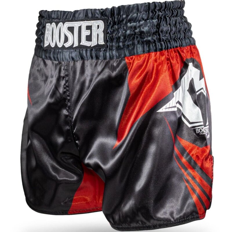 Booster Booster Muay Thai Kickbox-Shorts AD Xplosion Schwarz Rot