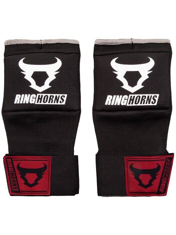 RING HORNS Ringhorns Charger Inner Gloves with Hand Wraps Black