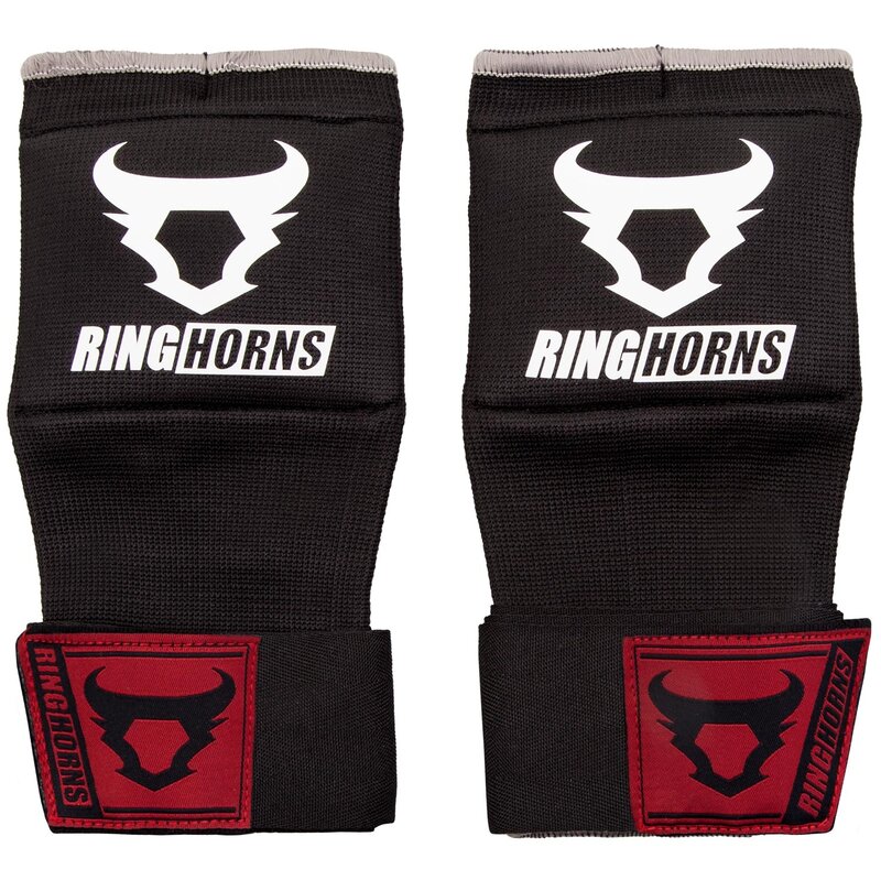 RING HORNS Ringhorns Charger Inner Gloves with Hand Wraps Black