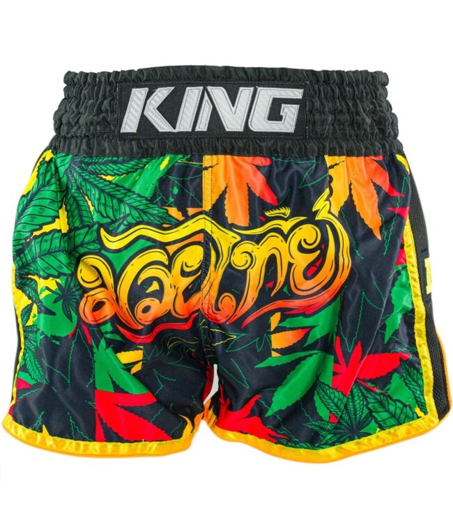 King Muay Thai Shorts Kickboks Broek KPB Weed
