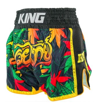 King Pro Boxing King Muay Thai Kickboxing Shorts KPB Weed