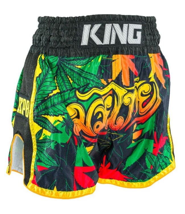 King Muay Thai Kickboxing Shorts KPB Weed