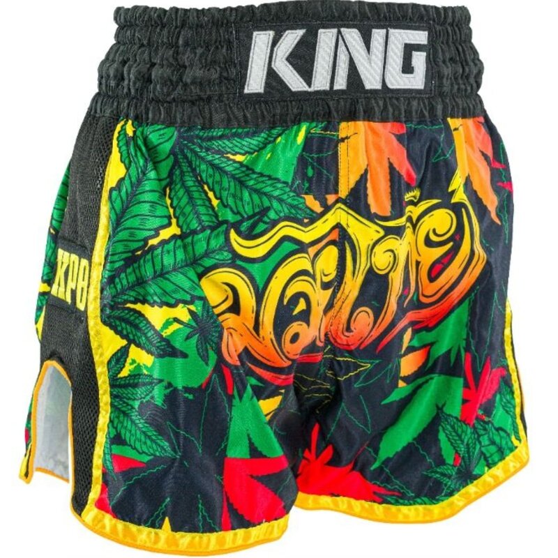 King Pro Boxing King Muay Thai Shorts Kickboks Broek KPB Weed