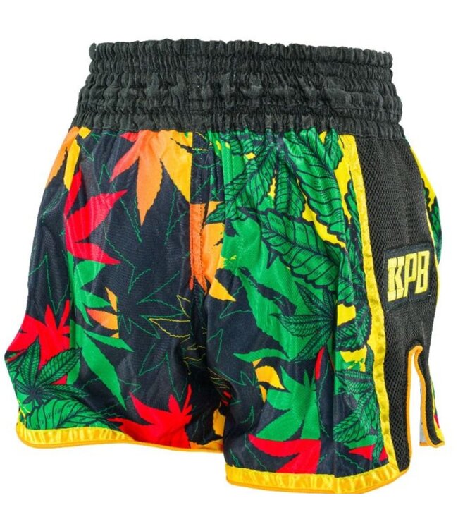King Pro Boxing King Muay Thai Kickboxing Shorts KPB Weed