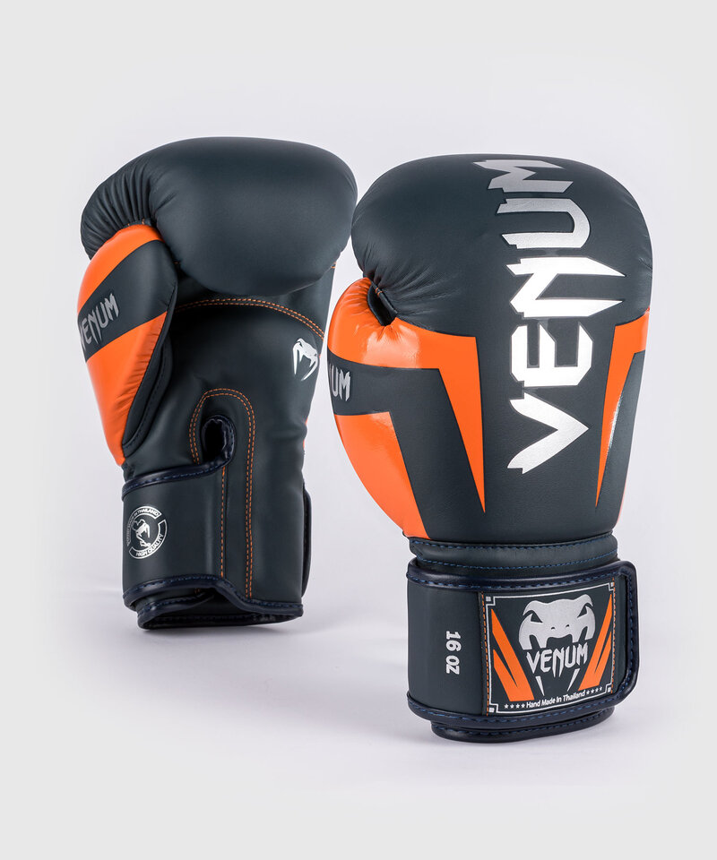 Venum Venum Elite (Kick)Boxhandschuhe Navy Silber Orange