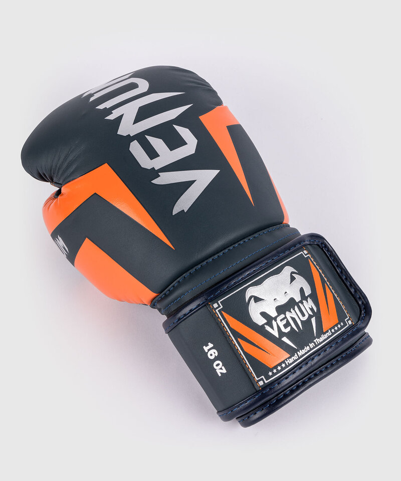 Venum Venum Elite (Kick)Boxhandschuhe Navy Silber Orange