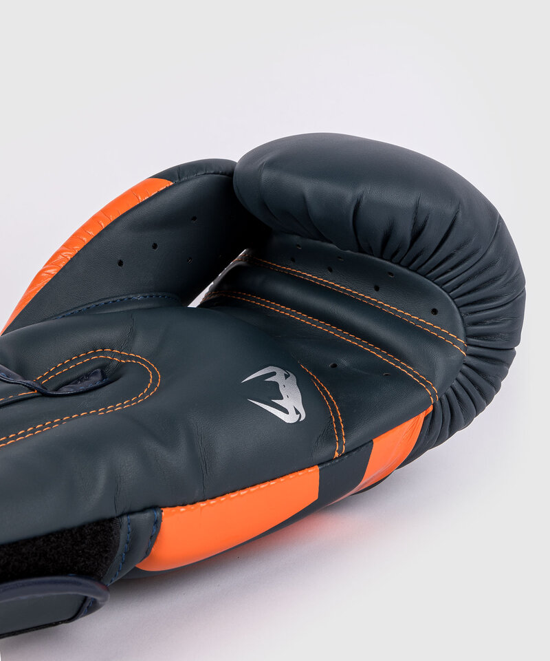 Venum Venum Elite (Kick)Boxing Gloves Navy Silver Orange