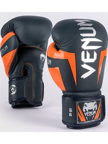 Venum Venum Elite (Kick)Boxhandschuhe Navy Silber Orange