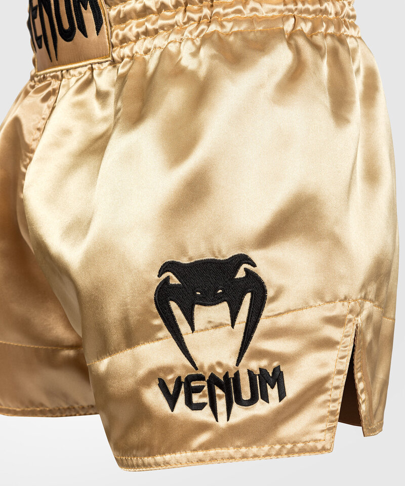 Venum Venum Classic Muay Thai Kickboks Broekjes Goud Zwart