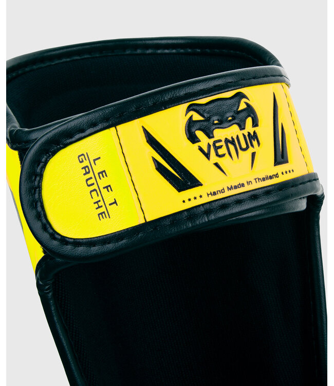 Venum Elite Kids Kinder Schienbeinschoner Gelb Schwarz