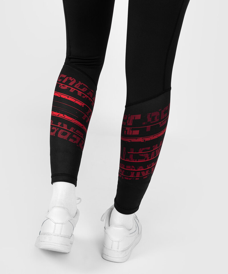 UFC | Venum Venum x UFC Performance Institute 2.0 Damen Sportleggings Schwarz Rot