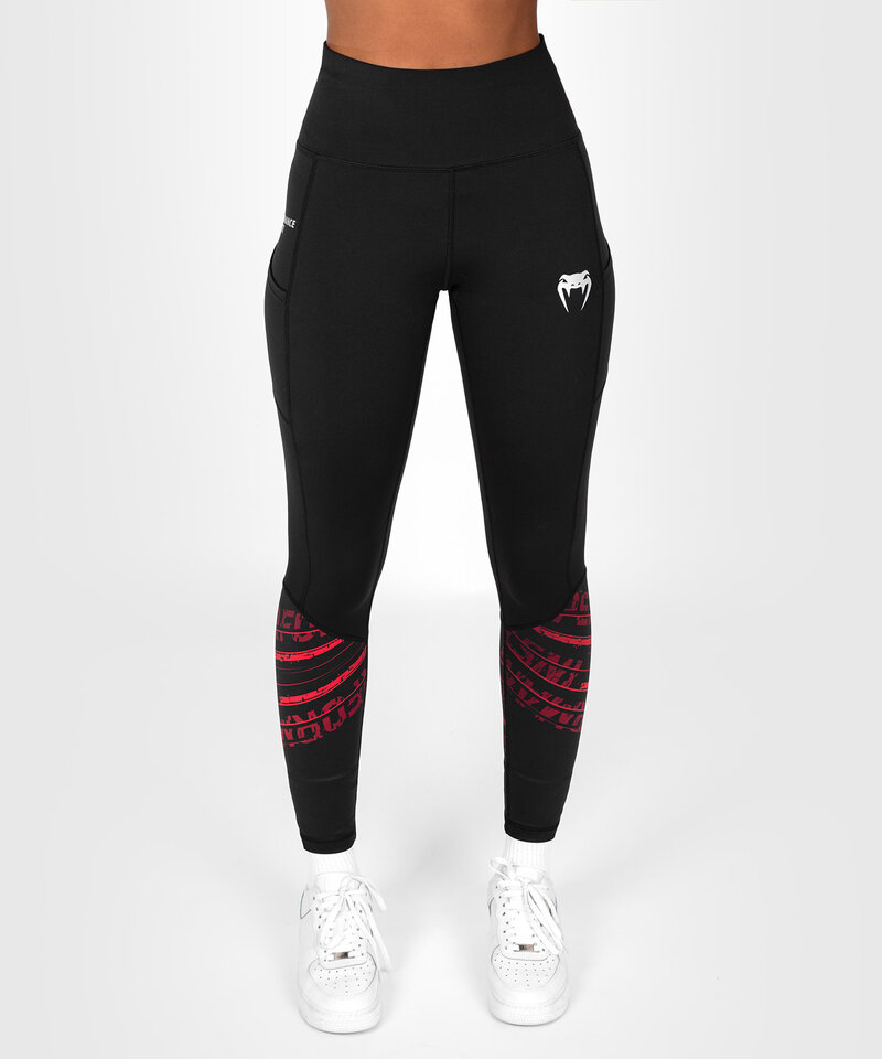 UFC | Venum Venum x UFC Performance Institute 2.0 Damen Sportleggings Schwarz Rot