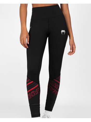 UFC | Venum Venum x UFC Performance Institute 2.0 Sportlegging Dames Zwart Rood