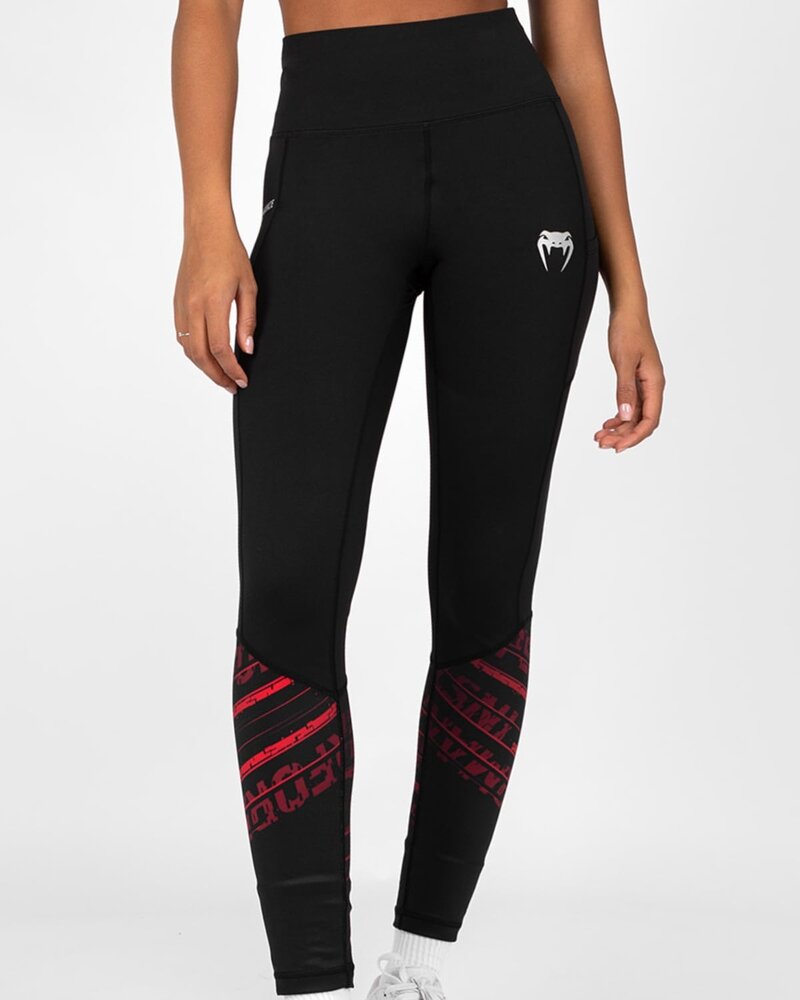 UFC | Venum Venum x UFC Performance Institute 2.0 Sportlegging Dames Zwart Rood