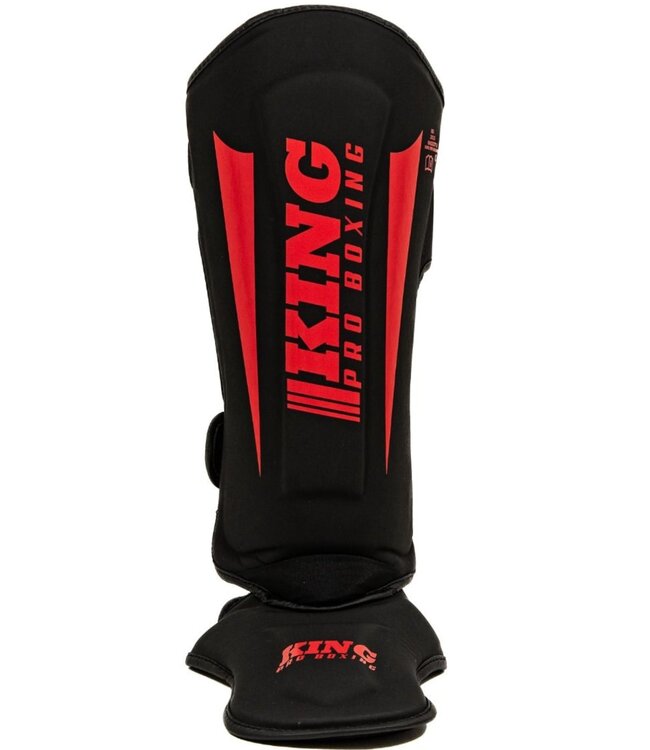 King Pro Boxing Scheenbeschermers KPB/SG REVO 8 Zwart Rood