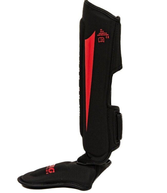 King Pro Boxing Scheenbeschermers KPB/SG REVO 8 Zwart Rood