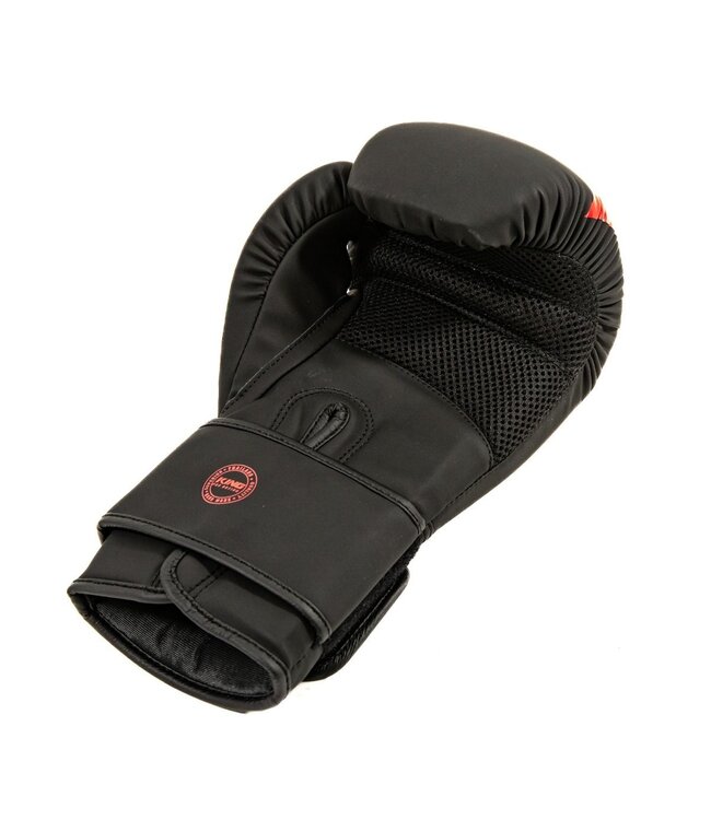 King Pro Boxing KPB/REVO 8 Boxing Gloves Black Red