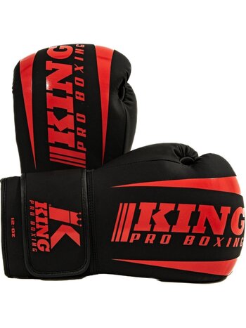 King Pro Boxing King Pro Boxing KPB/REVO 8 Bokshandschoenen Zwart Rood