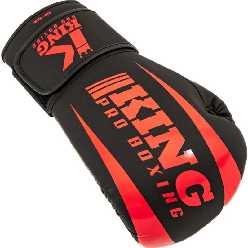 King Pro Boxing King Pro Boxing KPB/REVO 8 Bokshandschoenen Zwart Rood