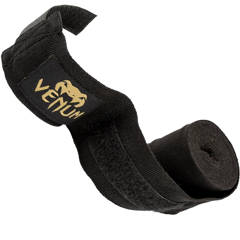 Venum Venum Kontact Boxing Handwraps 4.5m Black Gold