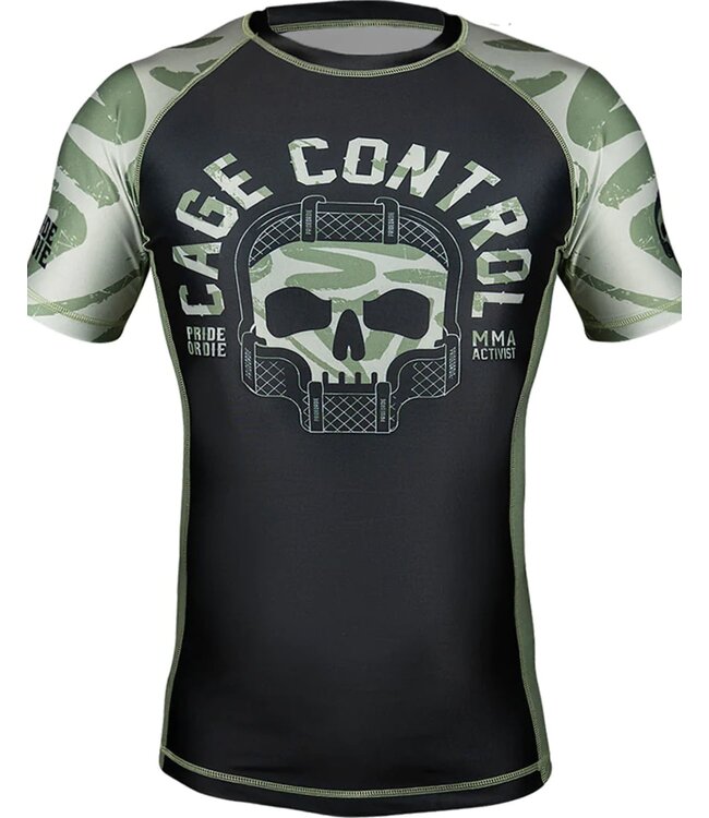 Pride or Die PRiDE or DiE Rash Guard CAGE CONTROL Black