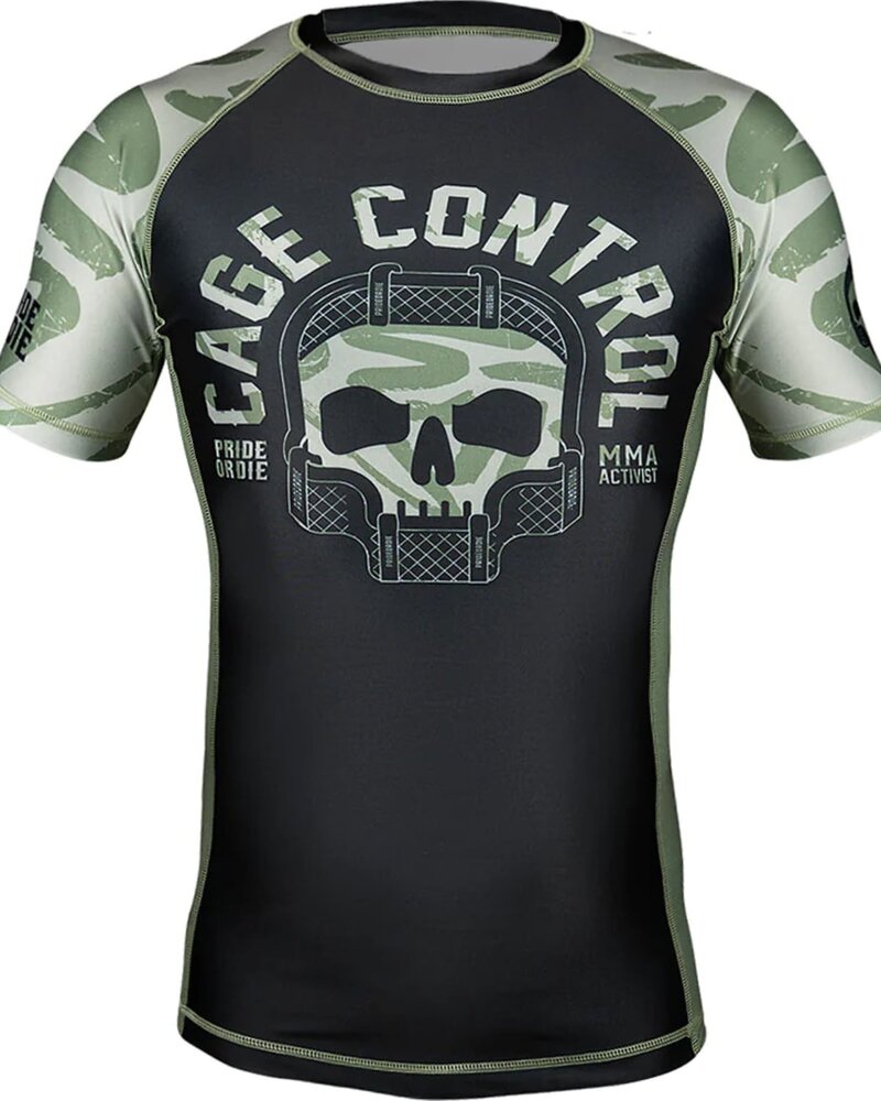 Pride or Die PRiDE or DiE Rash Guard CAGE CONTROL Black