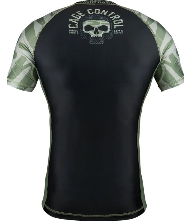 PRIDE or DieE Rash Guard CAGE CONTROL Zwart