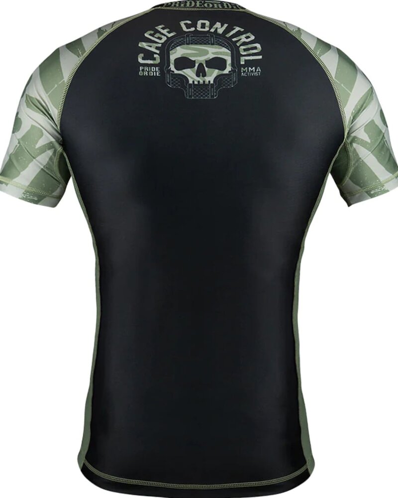 Pride or Die PRiDE or DiE Rash Guard CAGE CONTROL Black