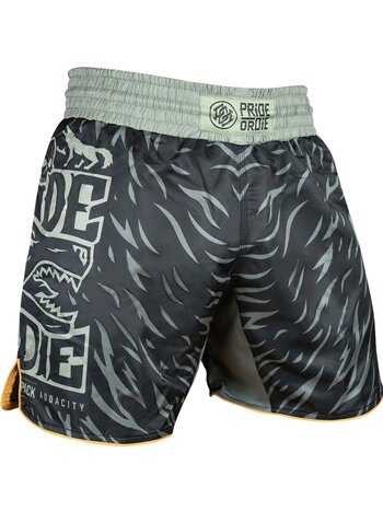 Pride or Die PRIDE or Die Fight Shorts WOLFPACK V.2 Zwart