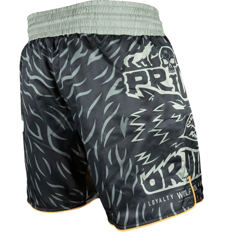 Pride or Die PRIDE or Die Fightshorts WOLFPACK V.2 Schwarz