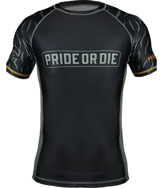 Pride or Die PRIDE or Die Rash Guard WOLFPACK V.2 Schwarz