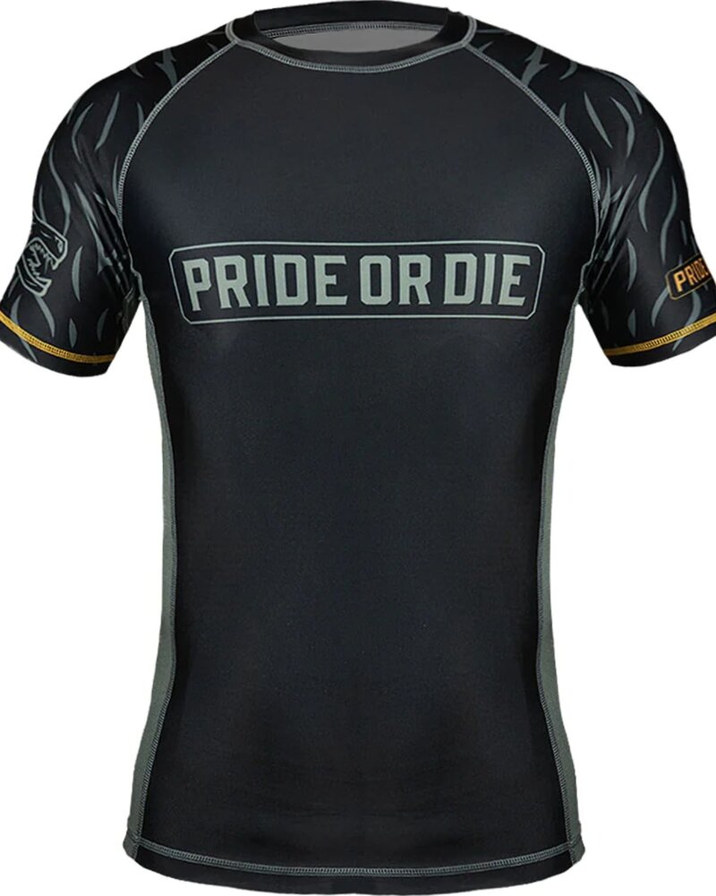 Pride or Die PRiDE or DiE Rash Guard WOLFPACK V.2 Black