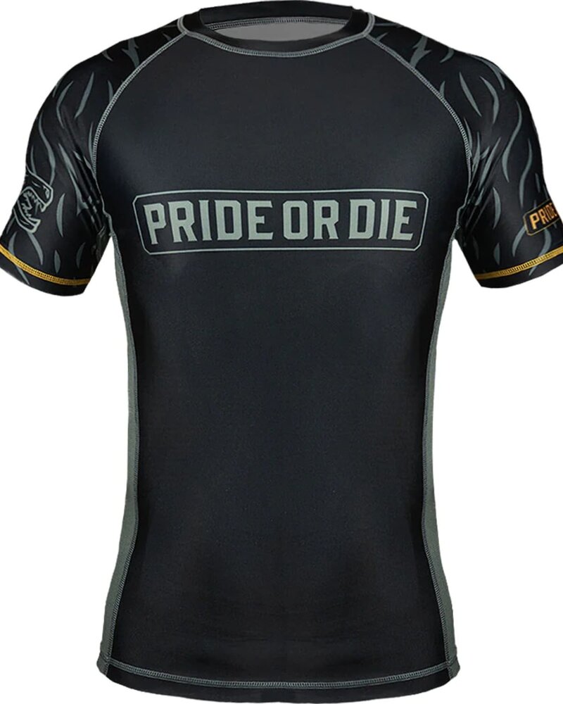 Pride or Die PRiDE or DiE Rash Guard WOLFPACK V.2 Black