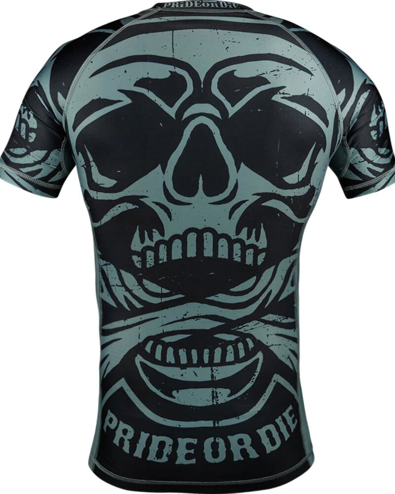 Pride or Die PRiDE or DiE Rash Guard HARD TO DEFEAT Black