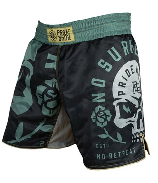 Pride or Die PRIDE or DieE Combat Sports Fightshorts NO SURRENDER Zwart Pride or Die PRIDE or DieE Combat Sports Fightshorts NO SURRENDER Zwart