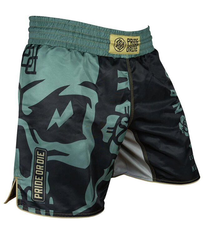 Pride or Die PRiDE or DiE Combat Sports Fightshorts NO SURRENDER Black