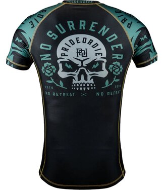 PRiDEorDiE PRiDE or DiE Rash Guard NO SURRENDER Black