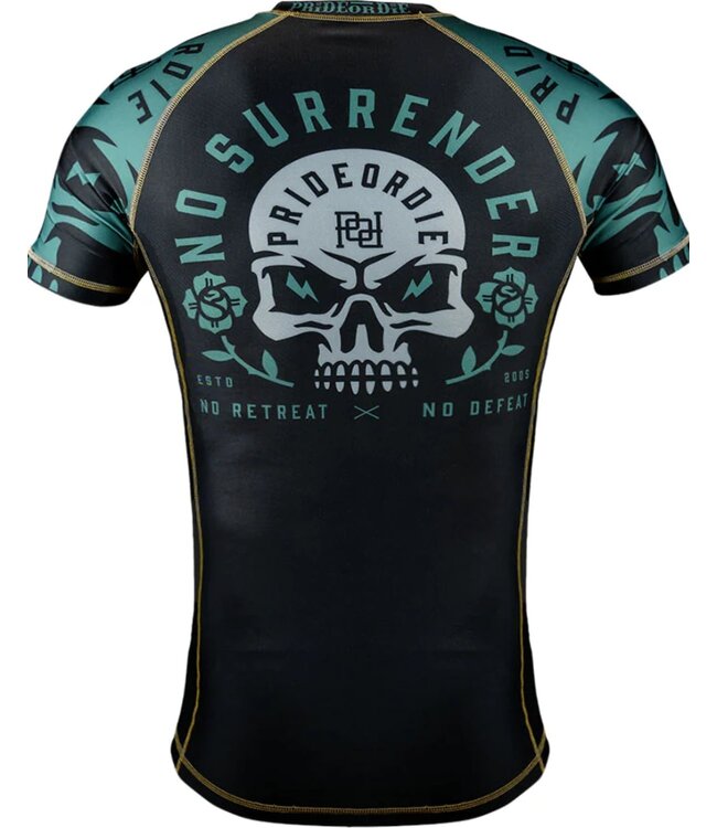 Pride or Die PRIDE or Die Rash Guard NO SURRENDER Zwart