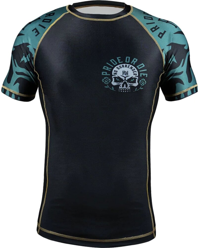 Pride or Die PRIDE or Die Rash Guard NO SURRENDER Zwart