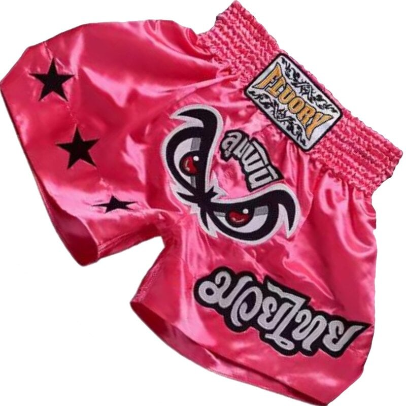 Fluory Fluory Muay Thai Kickboxing Short Bad Eyes Roze MTSF03